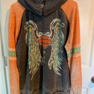 Women’s Harley Davidson lightweight hoodie